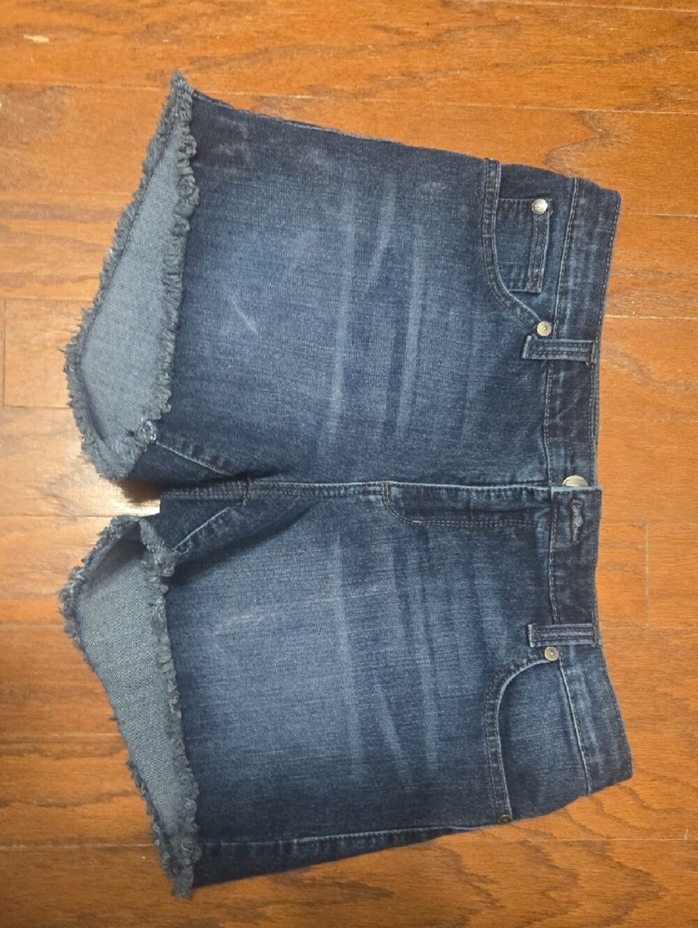 Nine West Dark Blue Denim Cutoff Shorts